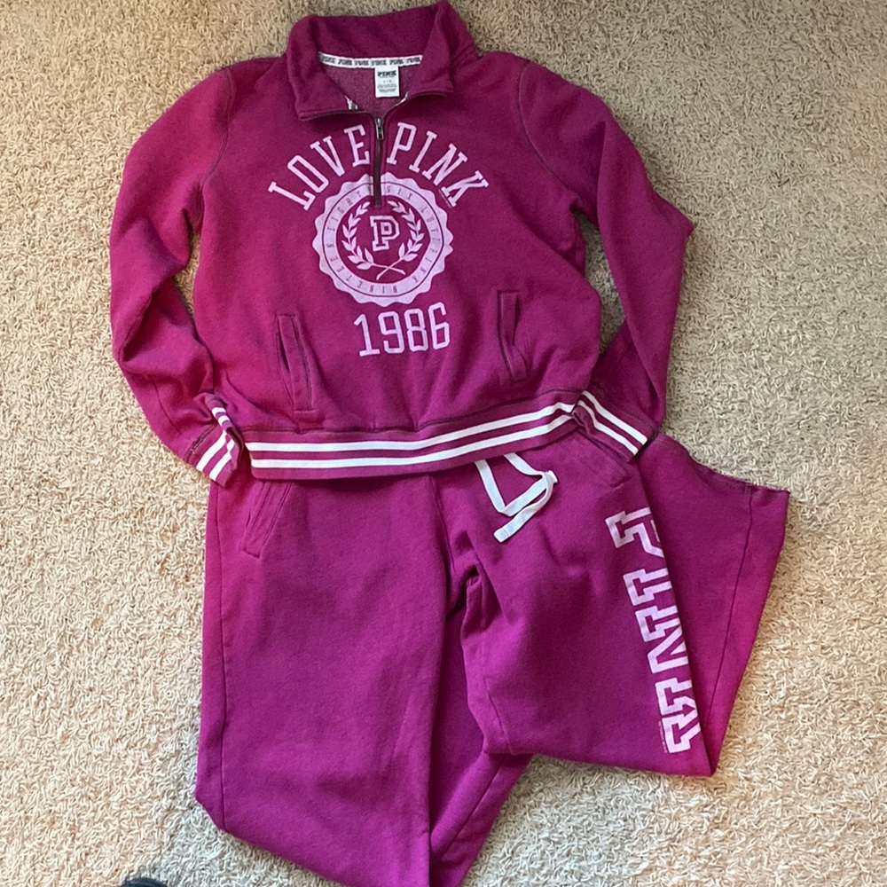 Victorias Secret PINK sweat shirt and pants set